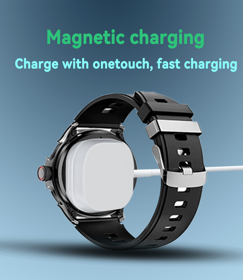 Magnetic Wireless Fast Charging Cable for Apple Watch Series 1-11, SE & Ultra - USB Smart Watch Charger