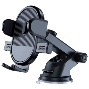 Gravity Telescopic Long Arm Car Phone Holder - Universal Dashboard Air Vent Windshield Mount Bracket
