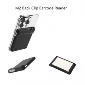 M2 Back Clip Barcode Reader  Portable Phone Scanner for Inventory & Retail