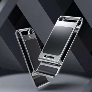 Premium Aluminum Adjustable Phone & Tablet Stand - Foldable Desktop Holder