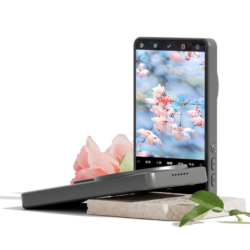 Portable Phone Selfie Mirror with Clip - HD Makeup & Vlogging Mirror