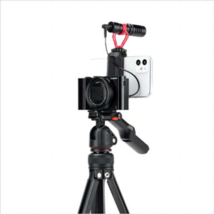 Goocong 360° Extendable Travel Tripod for Phone & Camera - Lightweight Universal Smartphone Tripod with Panning Head