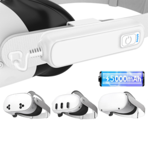 5000mAh VR Headset Power Bank - External Battery Pack for Meta Quest & VR Headsets